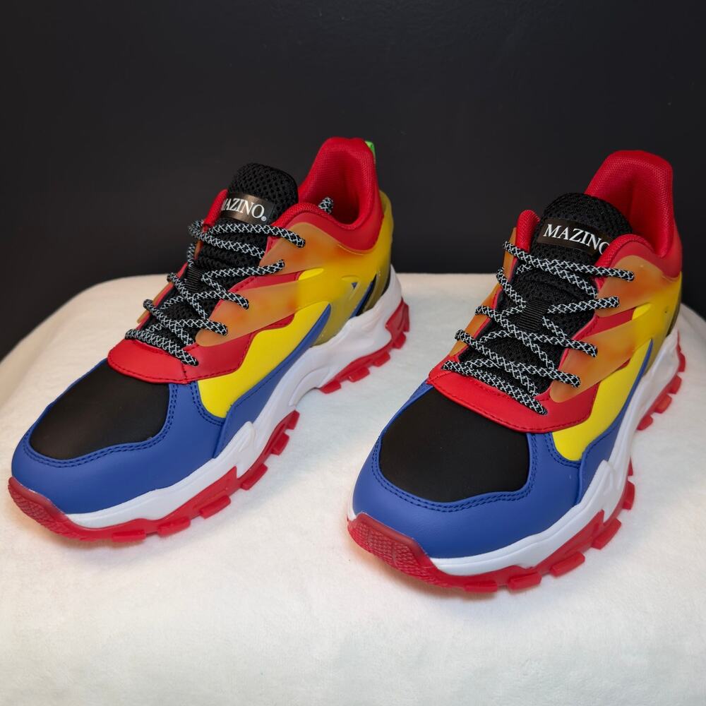 Mazino Molten Multi-Color Sneaker | K-Molten-005-D | Youth 7Y - Picture 10 of 11